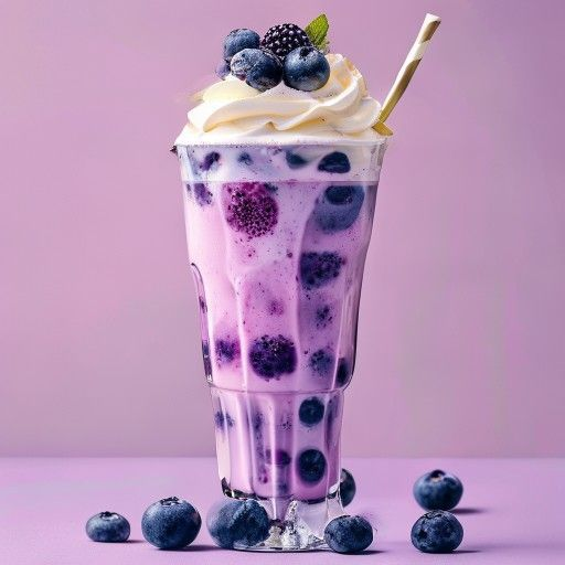 Black Currant Milkshake